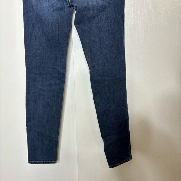 2 for 25 American Eagle Outfitters Mid Rise Super Skinny Jeans 0 Short Blue - Picture 6 of 7